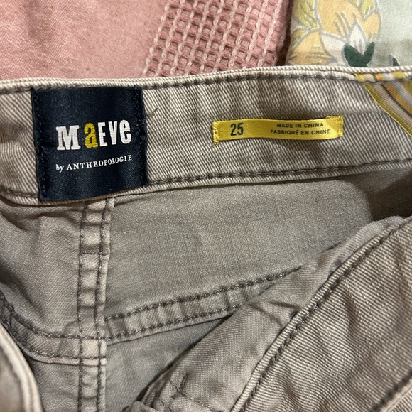 Anthropologie Maeve Taupe Jeans - Picture 5 of 5